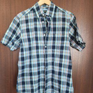 Men's Orvis Short-sleeve Plaid Button-down Shirt